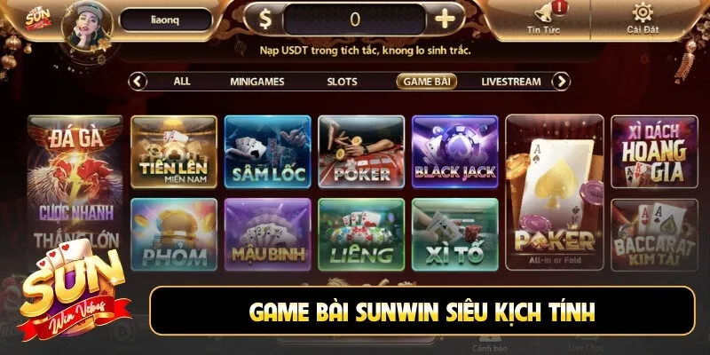 Game bài Sunwin siêu kịch tính
